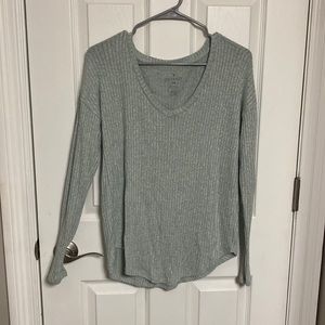 American Eagle soft and sexy long sleeve ribbed t-shirt
